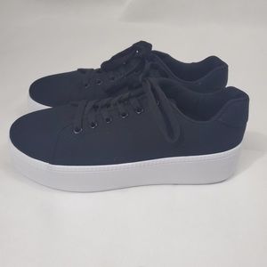 Truffle Collection Black Platform Sneakers